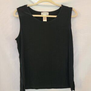 Draper's and Damon's Top Women's Sz L Travelers Knit Sleeveless Tank